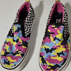 Punk Rose Checker and color camo Sneekers